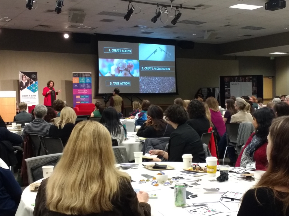 Evento Cumbre de Mujeres en la Nube en Seattle Microsoft Building