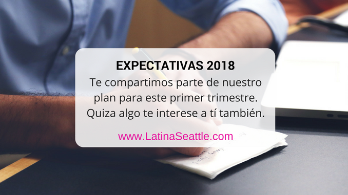 Esto es lo que estamos planificando para nuestro 1er trimestre de actividades para este 2018