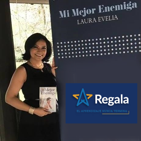 Laura Evelia, escritora y creadora de la organización Regala.